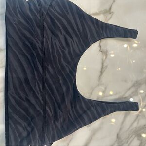 LuluLemon Zebra Print Sports Bra